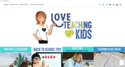 Desktop Screenshot of loveteachingkids.com